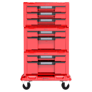 System przechowywania QS Pro Drawer Workshop Set 3 RED Ultra HD - obrazek 6