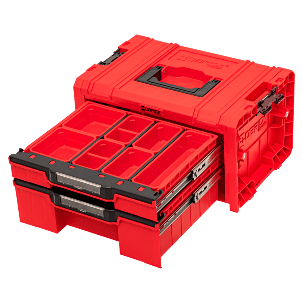 Szuflada z zestawem organizerów QS Pro Drawer 2 Toolbox Expert RED Ultra HD - obrazek 3