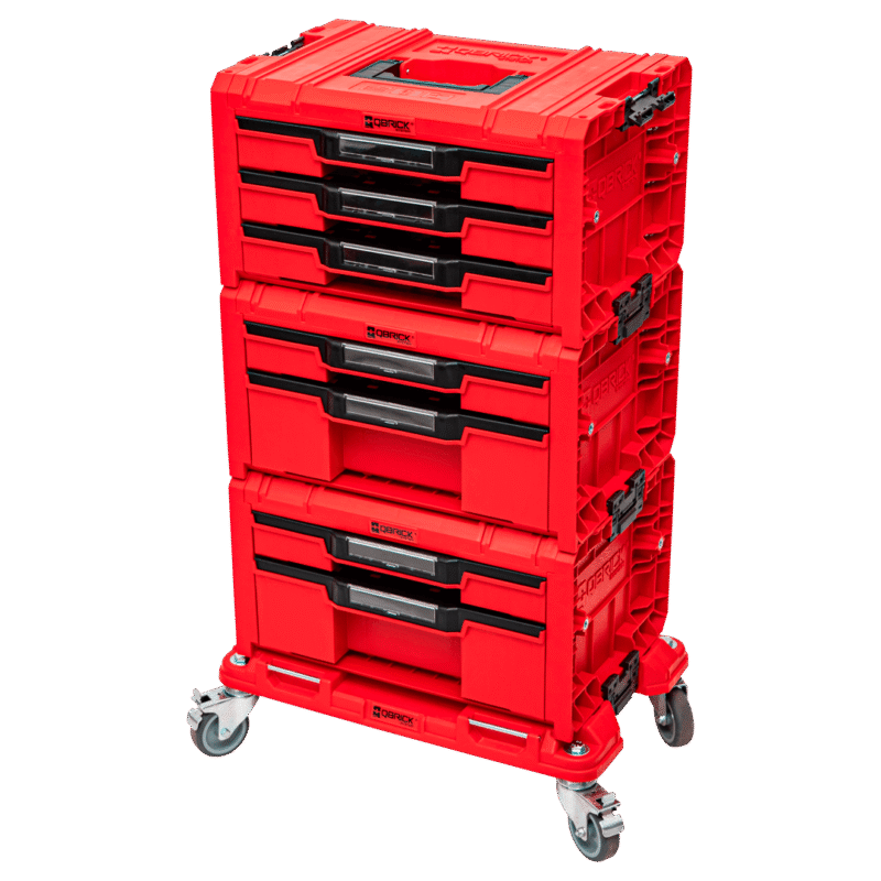 System przechowywania QS Pro Drawer Workshop Set 3 RED Ultra HD