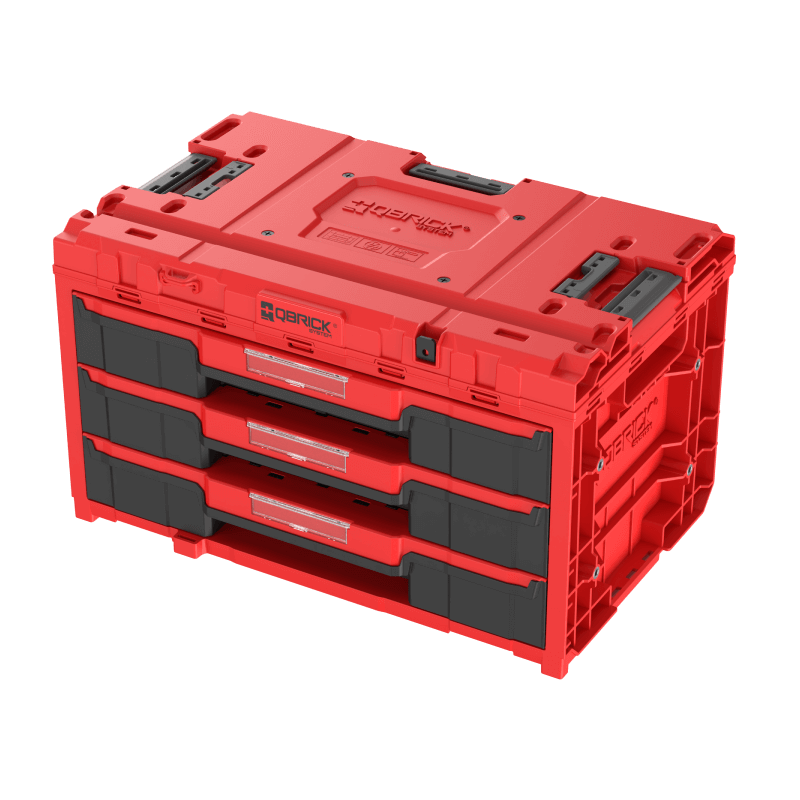 Skrzynia narzędziowa Qbrick System ONE Drawer 3 Toolbox 2.0 RED Ultra HD