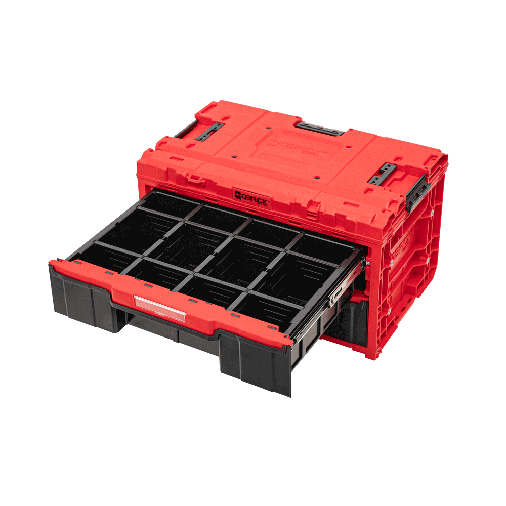 Skrzynia narzędziowa Qbrick System ONE Drawer 2 Toolbox 2.0 RED Ultra HD - obrazek 3