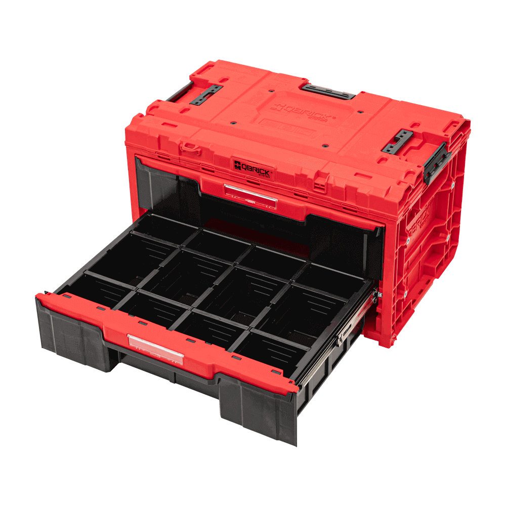 Skrzynia narzędziowa Qbrick System ONE Drawer 2 Toolbox 2.0 RED Ultra HD - obrazek 4