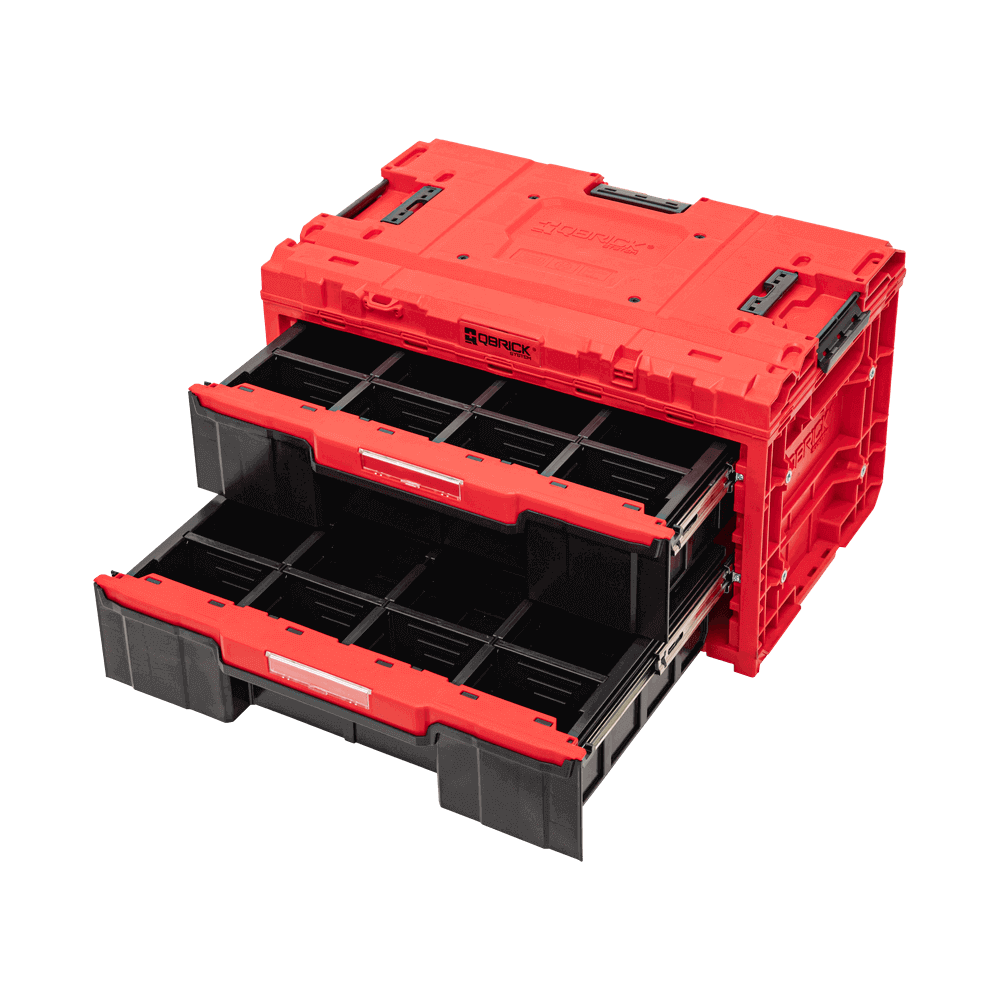 Skrzynia narzędziowa Qbrick System ONE Drawer 2 Toolbox 2.0 RED Ultra HD - obrazek 2