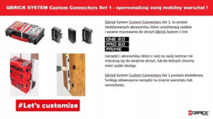 Organizer z zestawem konektorów Qbrick System Custom Connectors SET 1 - obrazek 10