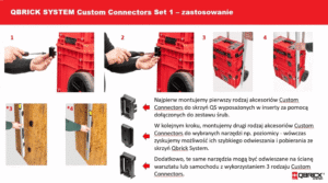 Organizer z zestawem konektorów Qbrick System Custom Connectors SET 1 - obrazek 9