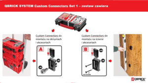 Organizer z zestawem konektorów Qbrick System Custom Connectors SET 1 - obrazek 8