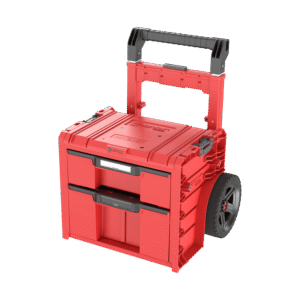Mobilna skrzynka z szufladami Qbrick System PRO Cart 2.0 Plus Drawer 2 RED Ultra HD